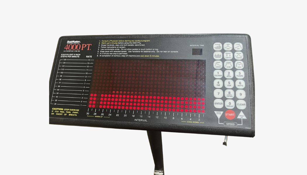 StairMaster Vertical Climber Console
